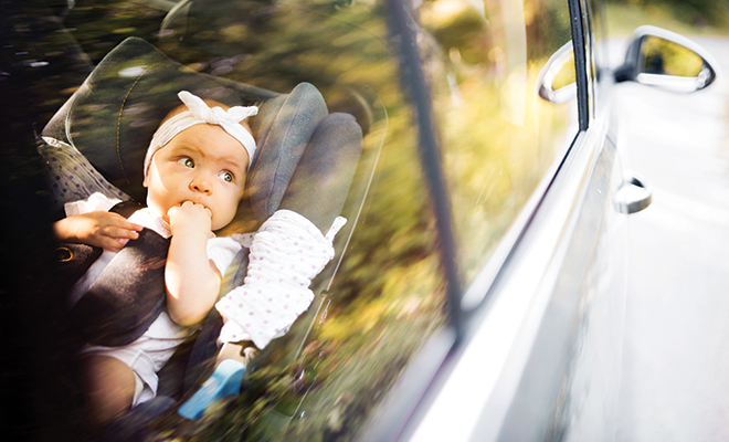 Her Life Magazine Baby in Car image 